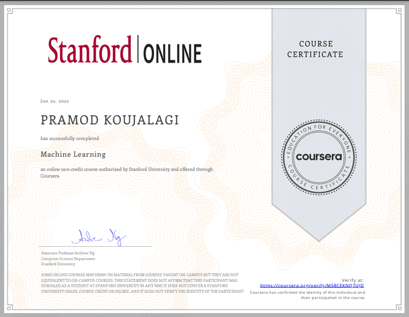 Certificate 1