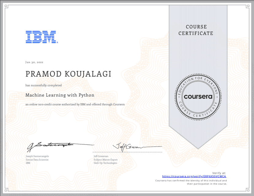 Certificate 2
